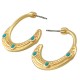 Boucle D'Oreille en Zamak Émaillé 28 mm