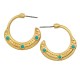 Boucle D'Oreille en Zamak Émaillé 28 mm