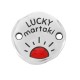 Connecteur en Zamak Émaillé « Lucky Martaki » avec Soleil 18 mm