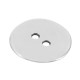 Connettore in Zama con bOttone "Hello March" con rondine 19 mm