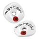 Enameled Zamak Charm Round "martaki" 15mm