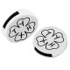 Pasador de Metal Zamak Redondo "LUCK" 18mm (Ø2.5x10.5mm)
