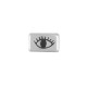 Curseur Rectangulaire en Zamak « Evil Eye » 8 x 5 Mm/4.8 mm Ø 5 x 2 mm