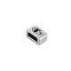 Curseur Rectangulaire en Zamak « Evil Eye » 8 x 5 Mm/4.8 mm Ø 5 x 2 mm