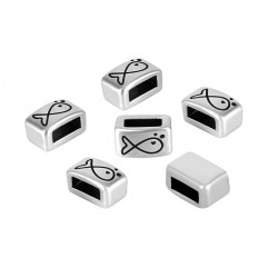 Pasador de Metal Zamak Rectangular con Pez 8x5mm/4.8mm(Ø5.2mm)