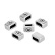 Zamak Slider Rectangular Shell 8x5mm/4.8mm Ø5x2mm