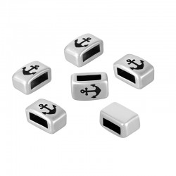 Pasador de Metal Zamak Rectangular con Áncla 8x5mm/4.8mm(Ø5.2mm)