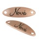 Chapa con Conector de Zamak «Νονά» 36 x 12 mm
