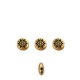 Cuenta de Zamak Plana Redonda Mandala 7.6mm/3.3mm (Ø1.1mm)