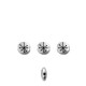 Zamak Bead Round Constellation 7.6mm/3.3mm Ø1.1mm