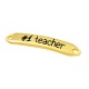 Zamak Tag "1 teacher" 7x35mm Ø1.8mm