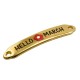 Chapa con Conector de Zamak «Hello March» 7 x 35 mm
