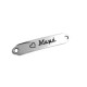 Zamak Tag "Μαμά" 7x35mm Ø1.8mm