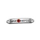 Zamak Connector Tag "Ήρθε Μάρτης" 7x35mm