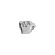 Terminale in Zama 24x23mm "DADDY IS MY HERO" (Ø20.2x10.2mm)