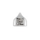 Zamak End Cap "Home Sweet Home" 24x23mm Ø20.2x10.2mm