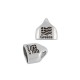 Zamak End Cap "Home Sweet Home" 24x23mm Ø20.2x10.2mm