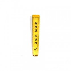 Passante in Metallo Zama "you can" 7x40mm (Ø2mm)