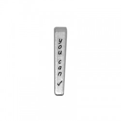 Passante in Metallo Zama "you can" 7x40mm (Ø2mm)