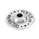 Zamak Slider Disc Spacer Round “FOCUS on what” 20mm Ø3.5mm