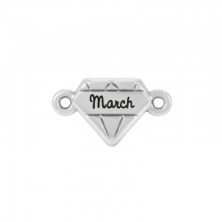 Connecteur en Zamak Diamond « March » 19 x 11 mm