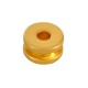 Bobina in Ottone Smaltatocon Occhio Malvagio 10x5,5 mm Ø3,2 mm