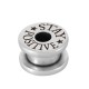 Brass Spool “stay positive” 15x9.2mm Ø5.2mm