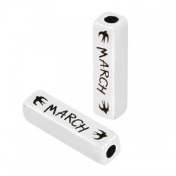 Tube en Laiton « March » Hirondelle 20 x 5 mm Ø 2.5 mm