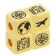 Cubo in Metallo Ottone Disegni di Viaggio 8mm (Ø3mm)