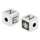 Cubo in Ottone "ZEN" Magnolia Fiore di Loto 8mm (Ø3mm)