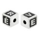 Cubo in Metallo Ottone "RÊVE" 8mm (Ø3mm)