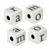 Plaqué argent antique 999°/noir