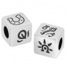 999° Silver Antique Plated/ Black