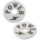 Rondel de Metal Latón Trueno "Power" 15mm/1.6mm (Ø3.7mm)