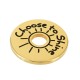 Brass Spacer Round “Shine” with Sun 20mm/1.9mm Ø5.2mm