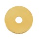 Brass Spacer Round “Shine” with Sun 20mm/1.9mm Ø5.2mm