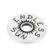Rondel de Metal Latón Sol "Endless Sun" 20mm/1.9mm (Ø5.2mm)