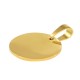 Colgante Redondo de Acero Inoxidable 304 «New Year» 15 Mm/1,5 mm Ø1,2)