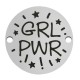 Stainless Steel 304 Connector Round "Girl" 15mm Ø1.2mm