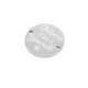 Stainless Steel 304 Connector Round “Believe” 15mm/1.5mm