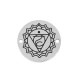 Stainless Steel 304 Connector The Throat Chakra Flower 15mm