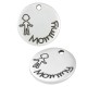 Ανοξείδωτο Ατσάλι 304 Στρογγυλό "mommy" 15mm/0.8mm Ø1.5mm