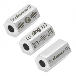 Tubo in Acciaio Inossidabile 304 "Sing Dance" Nota 15x8 mm Ø3 mm
