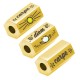 Tubo de Acero Inoxidable 304 Hexágono "Carpe diem" con Esmalte  15x8mm (Ø3mm)