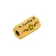 Tubo in Acciaio Inossidabile Smaltato"Charm" 15x8 mm Ø3 mm