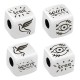 Cubetto in Acciaio Inossidabile "Free Spirit" 10 mm Ø5 mm
