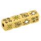 Cubo de Acero Inoxidable con Flores 10x10mm (Ø5mm)