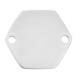 Esagono Connettore in Acciaio Inossidabile 304 con Rondini 15x13 mm