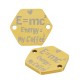 Conector de Acero Inoxidable 304 Hexágono "Coffee" 15x13mm/1.1mm