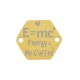 Conector de Acero Inoxidable 304 Hexágono "Coffee" 15x13mm/1.1mm